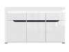 Ladekast Revelmi 103 (Glanzend wit + Wit)