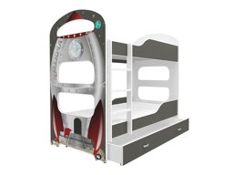 Litera Aurora 116 (Blanco + Gris)