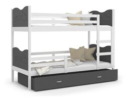 Stapelbed Aurora 112 (Grijs)