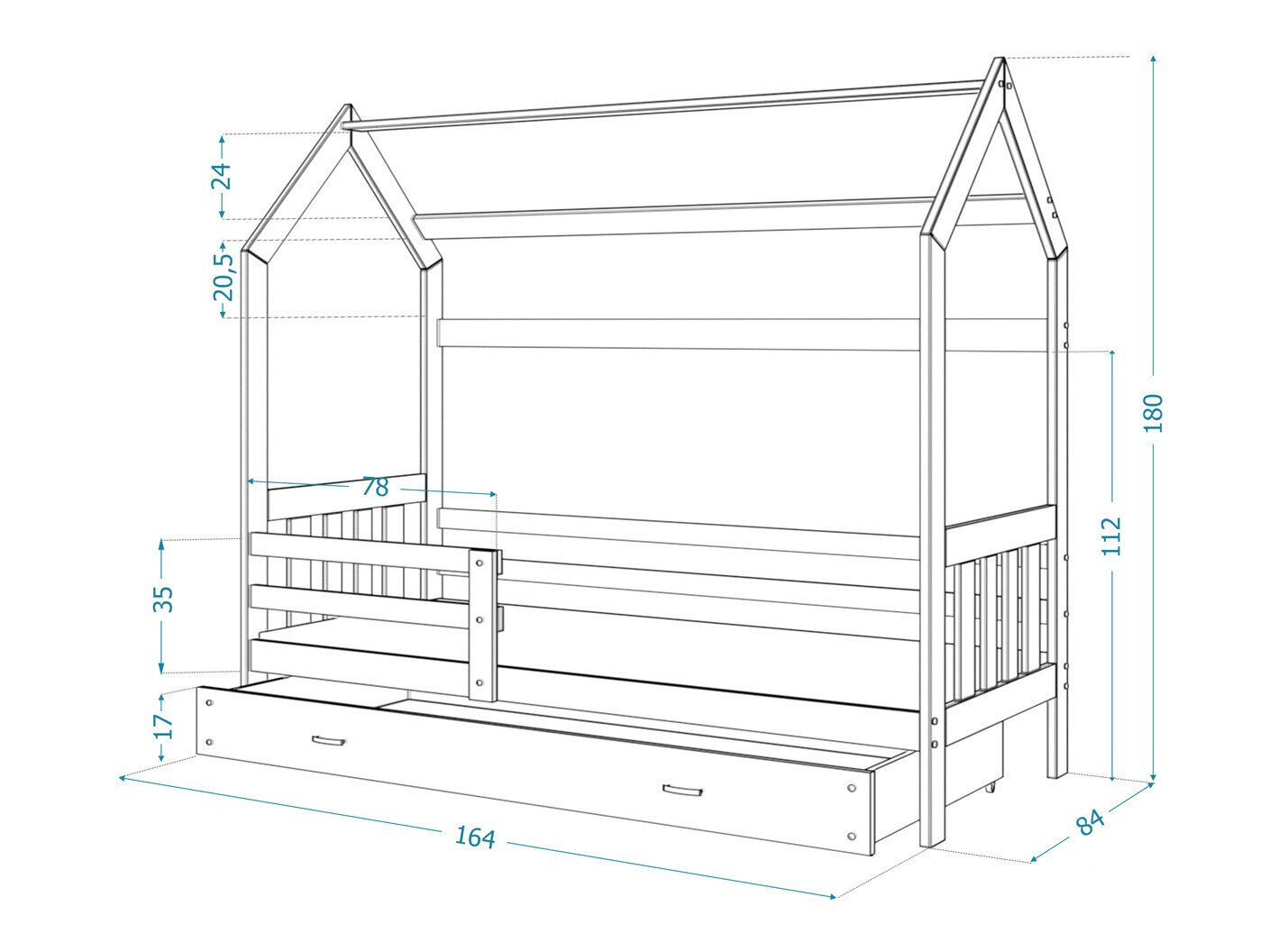 Bed Aurora 122