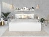 Bed Aurora 145 (Wit)