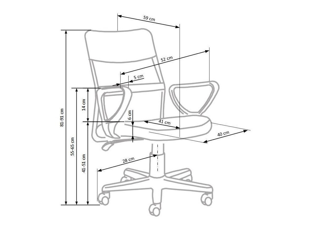 Børnestol Houston 397 (Grå)
