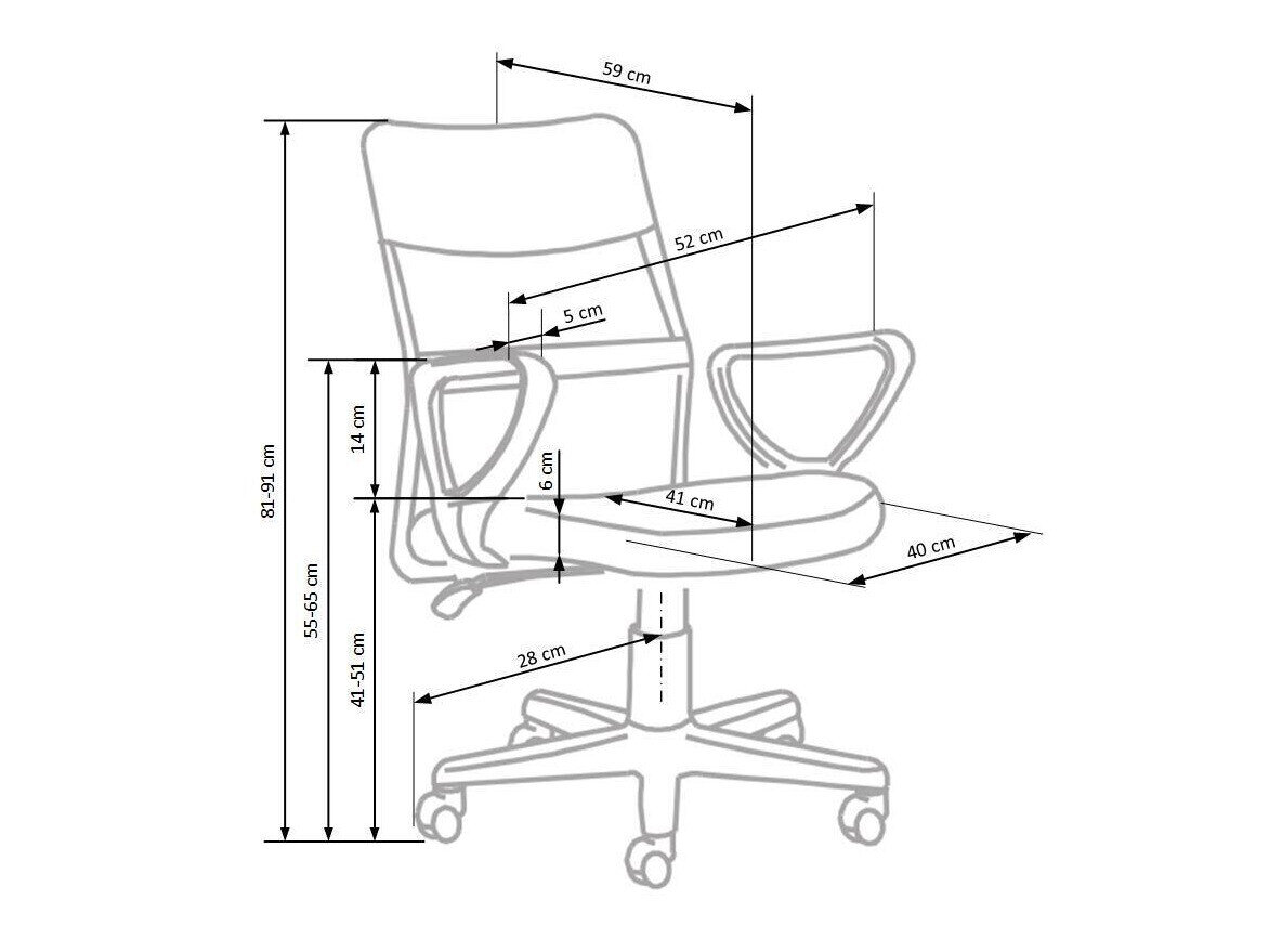 Børnestol Houston 397 (Lyserød)