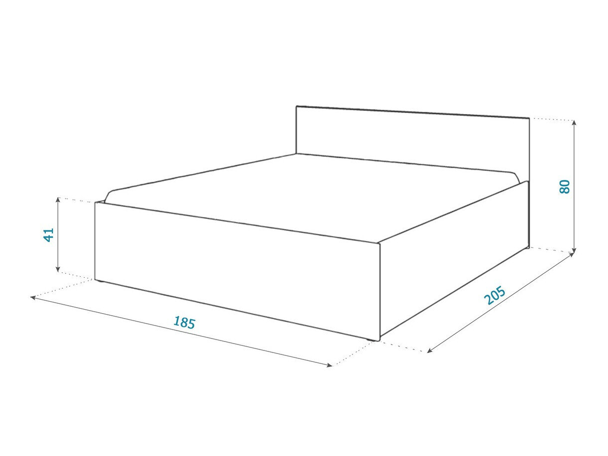 Seng Aurora 145 (Hvid)