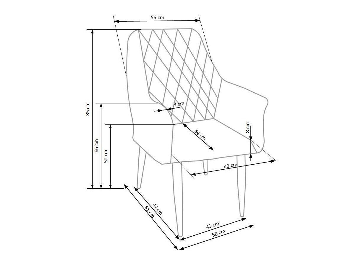 Stol Houston 579 (Grå)