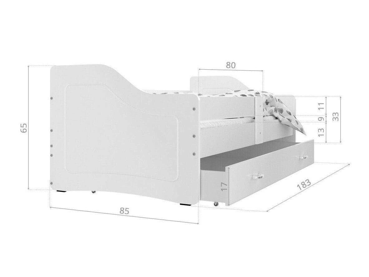 Seng Aurora 137 (Hvid)