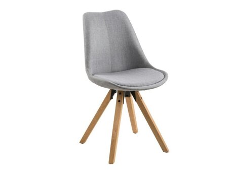 Silla Norsica 135 (Gris claro + De color marrón claro)