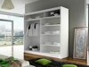 Kledingkast Closico Cavaris II (Wit + Artisan eiken)