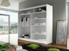 Kledingkast Closico Cavaris III (Wit + Artisan eiken)