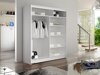 Kledingkast Closico Vastor III (Wit + Artisan eiken)