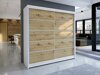 Kledingkast Closico Cavaris IV (Wit + Artisan eiken)