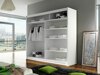 Kledingkast Closico Cavaris IV (Wit + Artisan eiken)