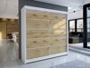 Kledingkast Closico Cavaris IV (Wit + Artisan eiken)