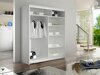 Kledingkast Closico Salvor I (Wit + Artisan eiken)
