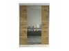 Kledingkast Closico Salvor V (Wit + Artisan eiken)