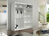Riidekapp Closico Salvor IV (Valge + Artisan tamm)