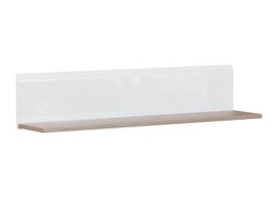 Стенна етажерка Revelmi 108 (Дъб + Бял гланц)