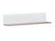 Wandplank Revelmi 108 (Eiken + Glanzend wit)