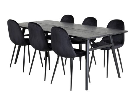 Set de mese Dallas 1786 (Negru)