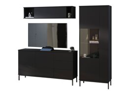 Ensemble de salon Lomsore 110 (Noir)