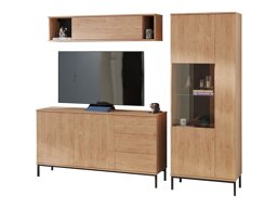 Woonkamerset Lomsore 110 (Licht hout)