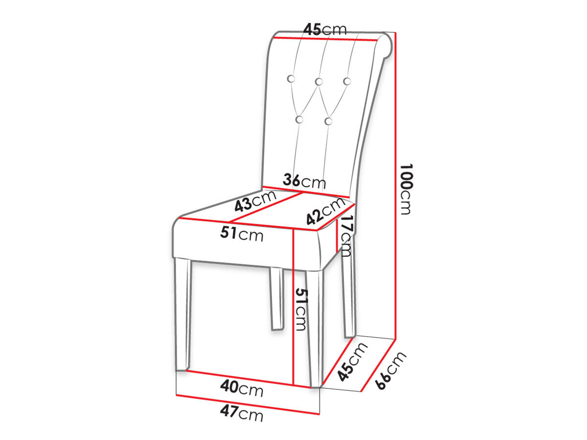 Stol Racine 106 (Hvid + Magic Velvet 2258)