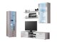 Stuemøbelsæt Tornola 114 (Hvid + Glansfuld hvid)