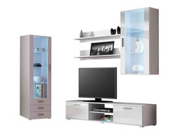 Woonkamerset Tornola 114 (Wit + Glanzend wit)