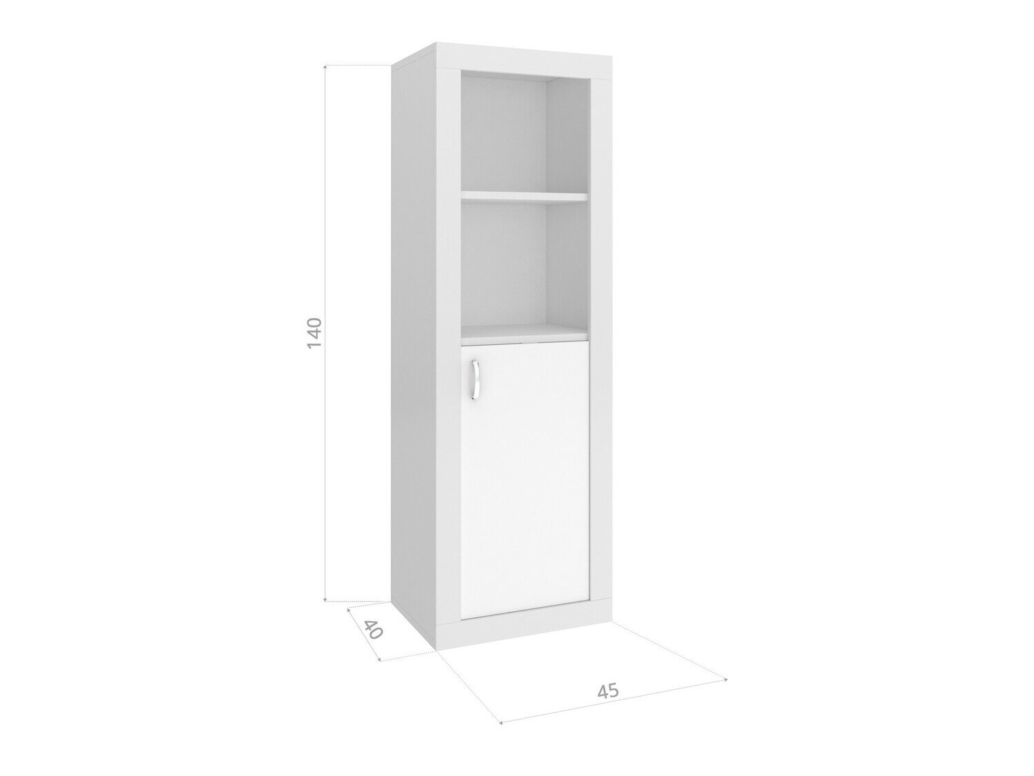 Reol Tentive 105 (Hvid)