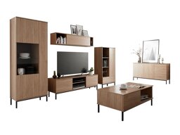 Set za dnevni boravak Lomsore 107 (Svijetlo drvo)