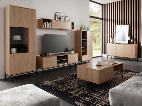 Woonkamerset Lomsore 107 (Licht hout)