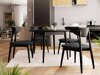 Stoel Racine 110 (Zwart + Magic Velvet 2219)