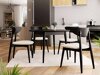 Stoel Racine 110 (Zwart + Magic Velvet 2250)