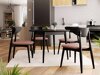 Stoel Racine 110 (Zwart + Magic Velvet 2258)