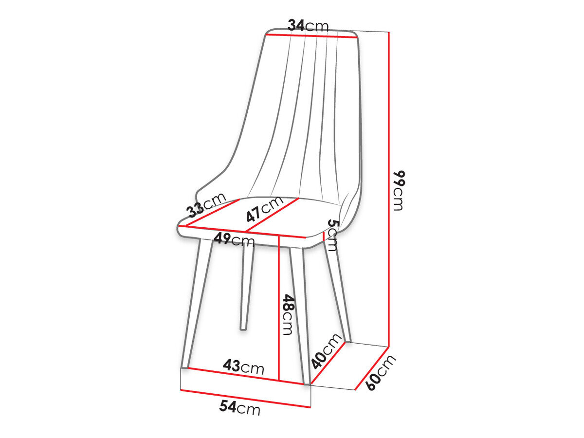 Stol Racine 113 (Magic Velvet 2250)