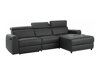 Colțar cu recliner Denton 503 (Gri inchis)