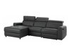 Ecksofa Liegesessel Denton 503 (Dunkelgrau)