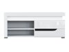 TV-bord Revelmi 100 (Glansfuld hvid + Hvid)