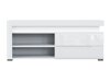 TV-bord Revelmi 100 (Glansfuld hvid + Hvid)
