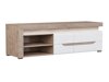 TV-bord Revelmi 101 (Egetræ + Glansfuld hvid)