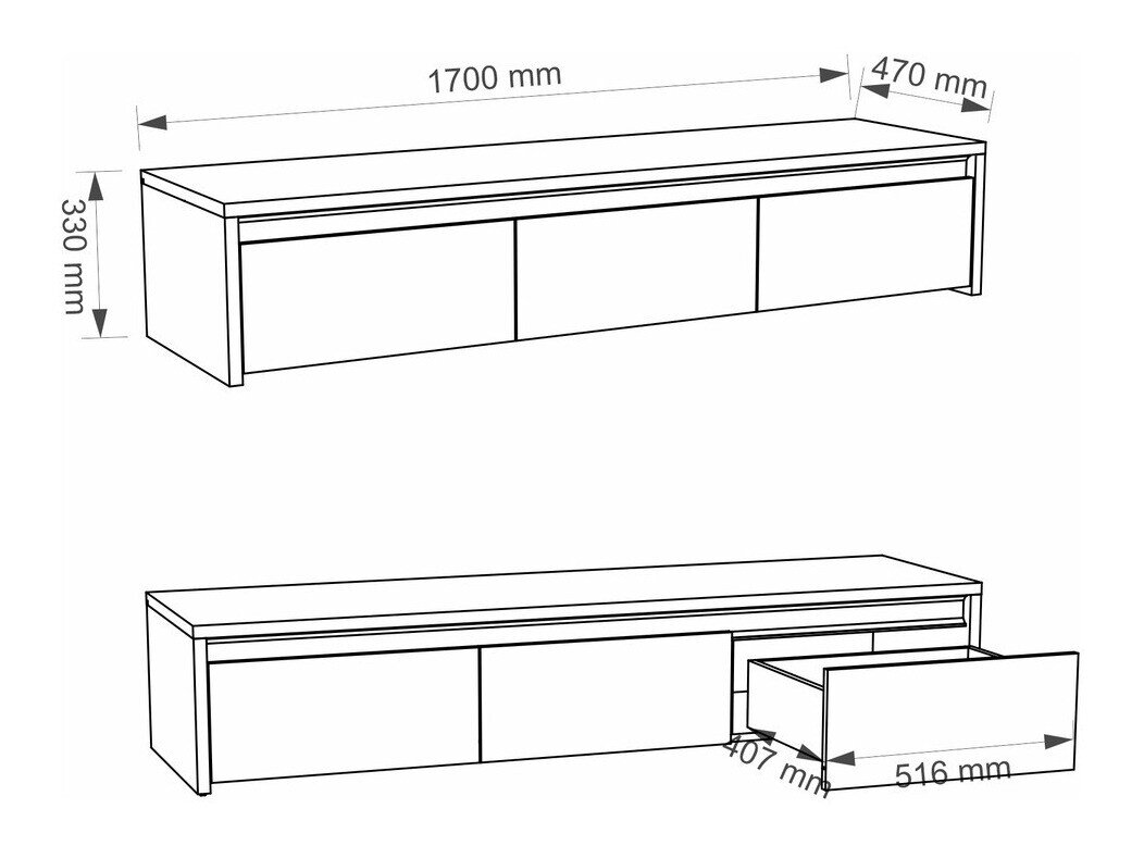 TV-meubel Nolveru 102