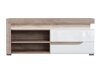 TV-meubel Revelmi 100 (Eiken + Glanzend wit)
