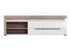 TV-meubel Revelmi 101 (Eiken + Glanzend wit)