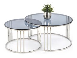 Ensemble tables basses Houston 1503 (Argent)