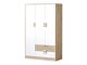 Kledingkast Tolfere 103 (Licht eiken + Wit)
