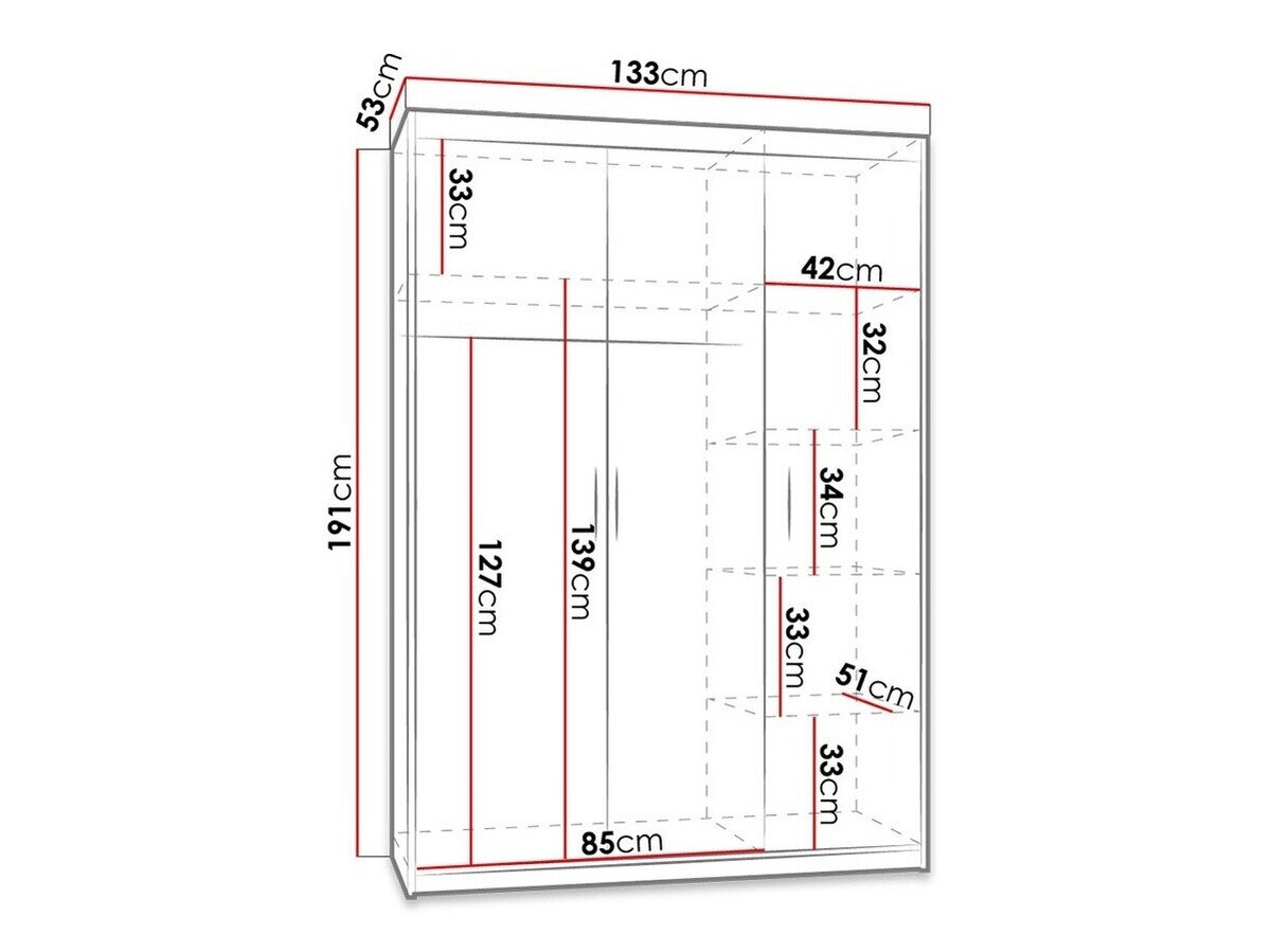 Garderobeskab Novduni 101 (Lefkas eg)