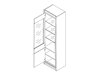 Boekenkast Loretri 107
