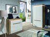 Dressoir Revelmi 104 (Eiken + Glanzend wit)