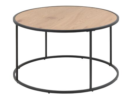 Mesa de centro Norsica Sevferi 188 (Negro + Roble salvaje)