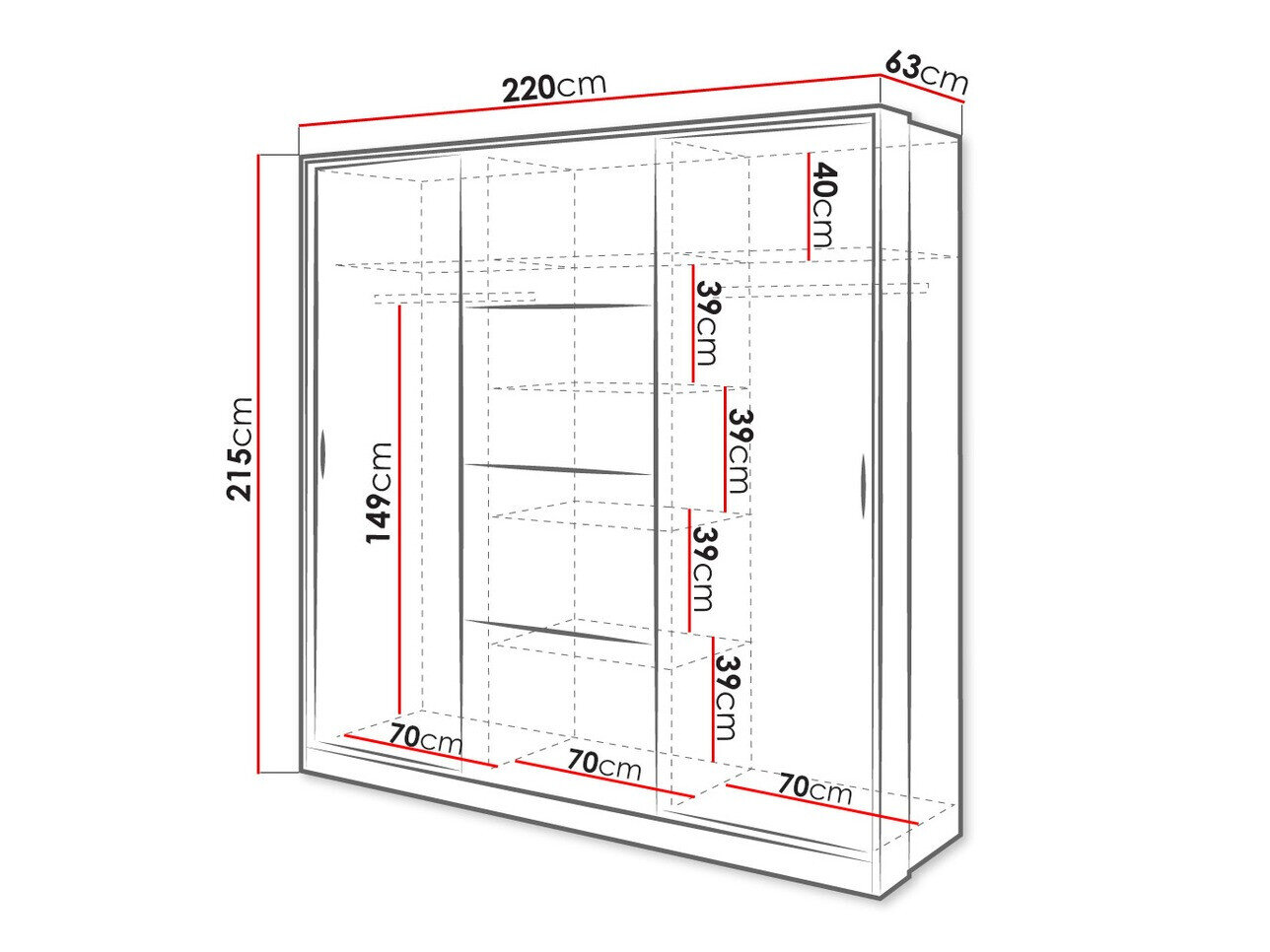 Garderobeskab Livsori 106